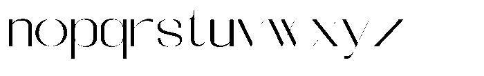 Galdertin Charetam Sans Semi Expanded Font LOWERCASE