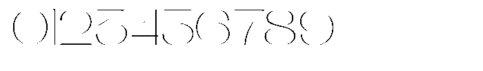 Galdertin Charetam Sans Thin Expanded Font OTHER CHARS