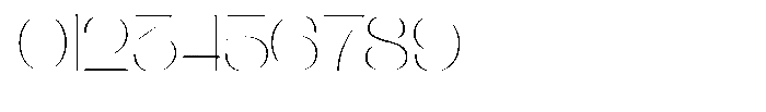 Galdertin Charetam Sans Thin Font OTHER CHARS