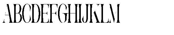 Galdertin Charetam Serif Black Condensed Font UPPERCASE