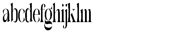 Galdertin Charetam Serif Black Condensed FONT