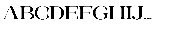 Galdertin Charetam Serif Black Expanded Font UPPERCASE