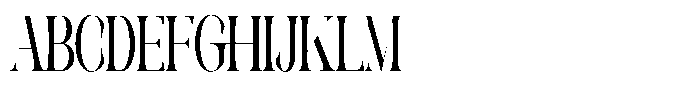 Galdertin Charetam Serif Black Extra Condensed Font UPPERCASE