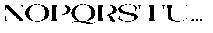 Galdertin Charetam Serif Black Extra Expanded Font UPPERCASE