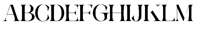 Galdertin Charetam Serif Black Font UPPERCASE