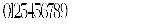 Galdertin Charetam Serif Bold Condensed Font OTHER CHARS