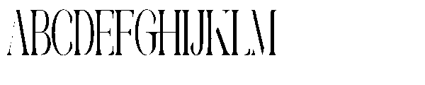 Galdertin Charetam Serif Bold Condensed Font UPPERCASE
