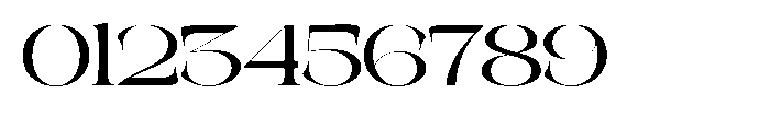 Galdertin Charetam Serif Bold Expanded Font OTHER CHARS