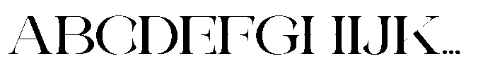 Galdertin Charetam Serif Bold Expanded Font UPPERCASE