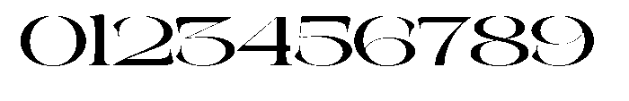 Galdertin Charetam Serif Bold Extra Expanded Font OTHER CHARS