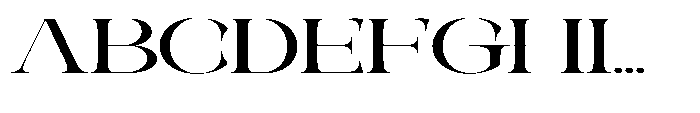 Galdertin Charetam Serif Bold Extra Expanded Font UPPERCASE