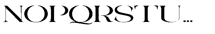 Galdertin Charetam Serif Bold Extra Expanded Font UPPERCASE