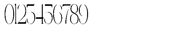 Galdertin Charetam Serif Condensed Font OTHER CHARS