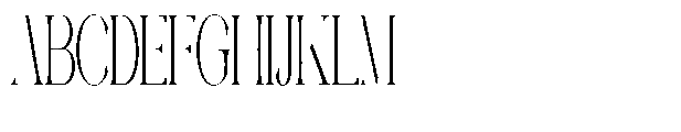 Galdertin Charetam Serif Condensed Font UPPERCASE