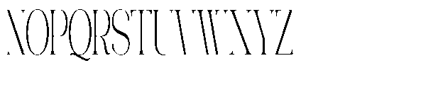 Galdertin Charetam Serif Condensed Font UPPERCASE