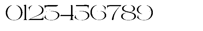 Galdertin Charetam Serif Expanded Font OTHER CHARS