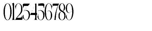 Galdertin Charetam Serif Extra Bold Condensed Font OTHER CHARS