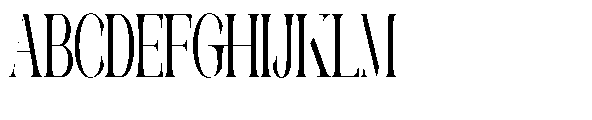 Galdertin Charetam Serif Extra Bold Condensed Font UPPERCASE
