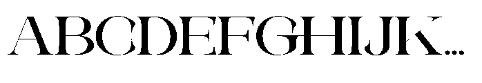 Galdertin Charetam Serif Extra Bold Expanded Font UPPERCASE