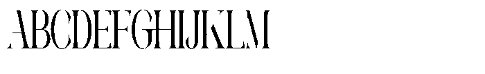 Galdertin Charetam Serif Extra Bold Extra Condensed Font UPPERCASE
