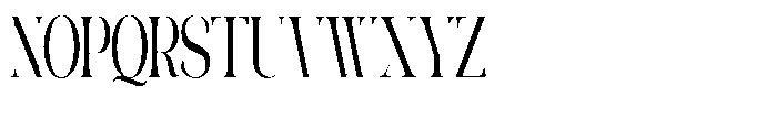 Galdertin Charetam Serif Extra Bold Extra Condensed Font UPPERCASE