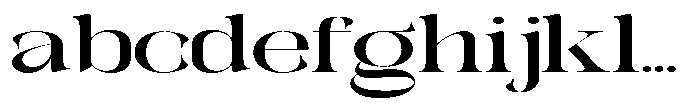 Galdertin Charetam Serif Extra Bold Extra Expanded FONT