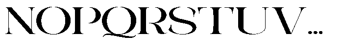 Galdertin Charetam Serif Extra Bold Scale Font UPPERCASE