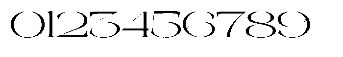 Galdertin Charetam Serif Extra Expanded Font OTHER CHARS