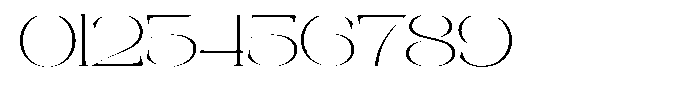 Galdertin Charetam Serif Extra Light Expanded Font OTHER CHARS