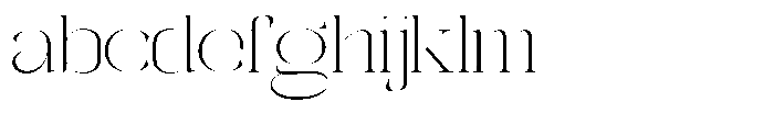 Galdertin Charetam Serif Extra Light Expanded FONT