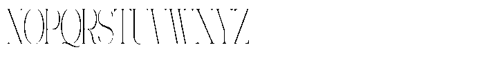 Galdertin Charetam Serif Extra Light Extra Condensed Font UPPERCASE