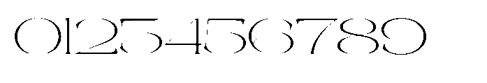 Galdertin Charetam Serif Extra Light Extra Expanded Font OTHER CHARS