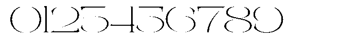 Galdertin Charetam Serif Extra Light Scale Font OTHER CHARS