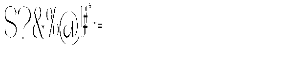 Galdertin Charetam Serif Light Condensed Font OTHER CHARS