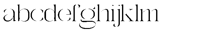 Galdertin Charetam Serif Light Expanded FONT
