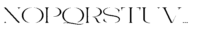 Galdertin Charetam Serif Light Extra Expanded Font UPPERCASE