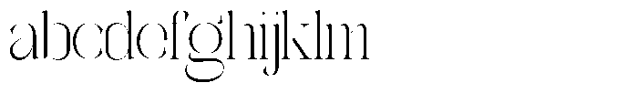 Galdertin Charetam Serif Light FONT