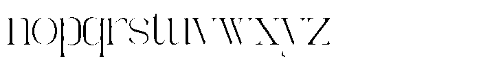 Galdertin Charetam Serif Light Font LOWERCASE