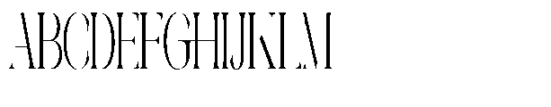 Galdertin Charetam Serif Medium Condensed Font UPPERCASE