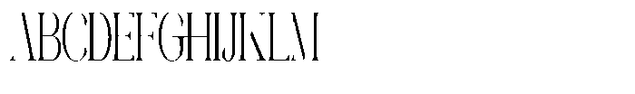 Galdertin Charetam Serif Medium Extra Condensed Font UPPERCASE