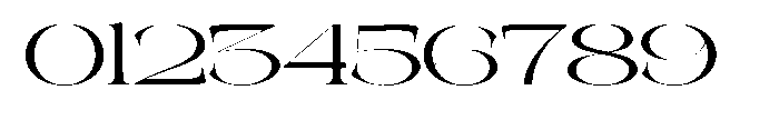 Galdertin Charetam Serif Medium Extra Expanded Font OTHER CHARS