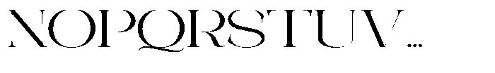 Galdertin Charetam Serif Medium Scale Font UPPERCASE