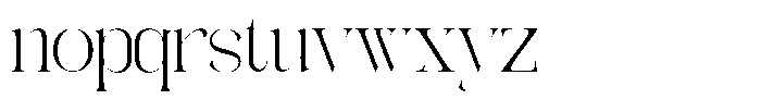 Galdertin Charetam Serif Regular Font LOWERCASE