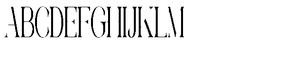 Galdertin Charetam Serif Semi Bold Condensed Font UPPERCASE