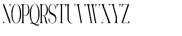 Galdertin Charetam Serif Semi Bold Condensed Font UPPERCASE