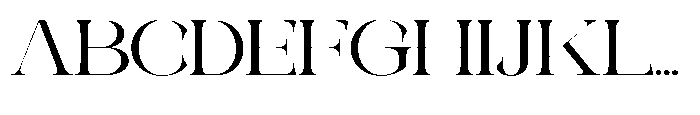 Galdertin Charetam Serif Semi Bold Expanded Font UPPERCASE