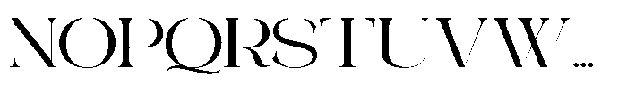 Galdertin Charetam Serif Semi Bold Expanded Font UPPERCASE