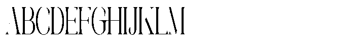 Galdertin Charetam Serif Semi Bold Extra Condensed Font UPPERCASE