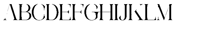 Galdertin Charetam Serif Semi Bold Font UPPERCASE