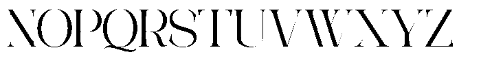 Galdertin Charetam Serif Semi Bold Font UPPERCASE